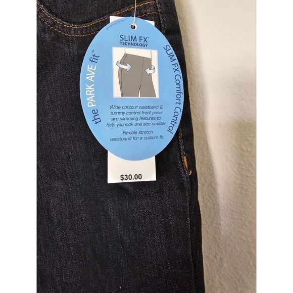 Westbound Petites 6P Pants Park Avenue Fit Denim looking - Picture 4 of 7